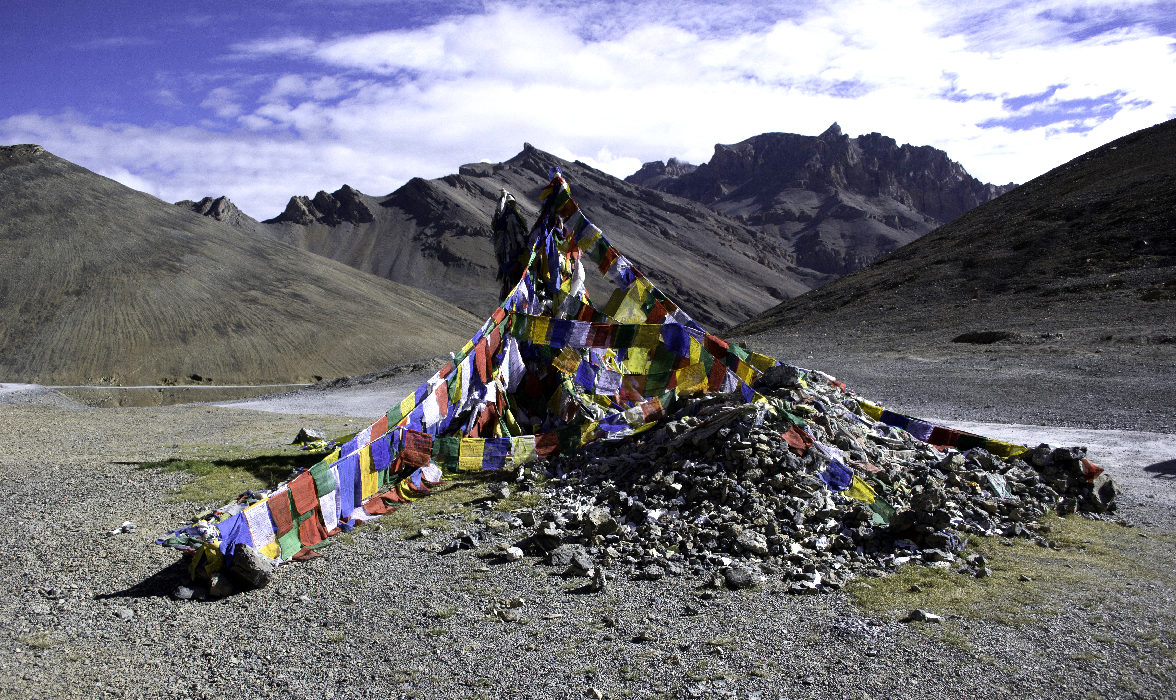 bandierine tibetane in ladakh