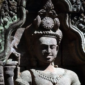 interno di un tempio khmer