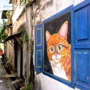 esempio di street art a Penang
