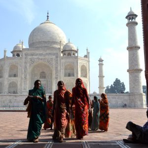 il famoso taj mahal ad agra in India